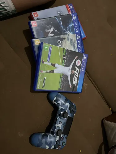 Controle original ps4 mais 4 jogos  