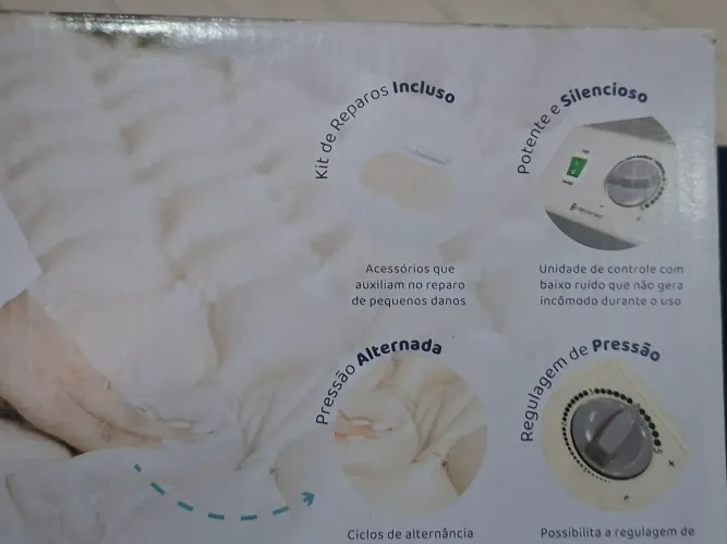 Colchão pneumatico de pressão alternada
