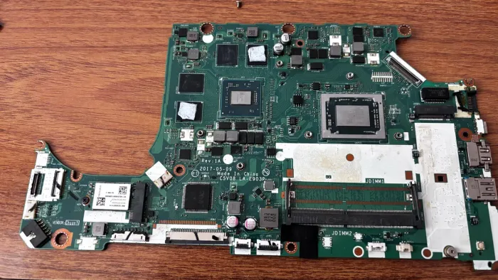 placa notebook acer a515 41g 13u placa video dedicada radeon rx 540 c 2gb ( defeito )