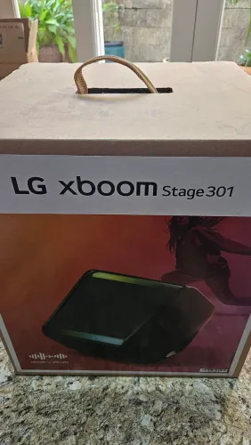 Caixa de som LG Xboom Stage 301 nova na caixa