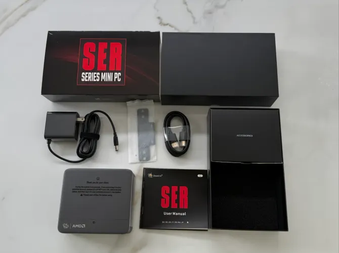 Mini PC, AMD Ryzen 7 6800U (8 núcleos/16 threads, 24 GB, SSD NVMe 500GB
