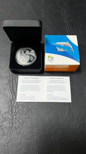 Peça Numismática em Prata - Ciclismo na Floresta da Tijuca/Toninha (Colecionador)