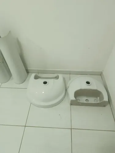 Pias com coluna