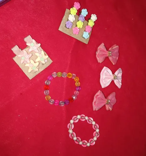 Kit de presilhas/pulseiras Infantil 