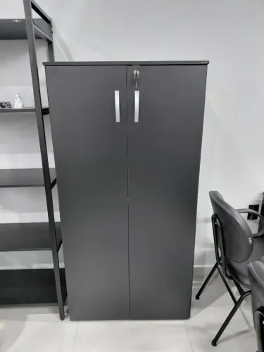 Armário 2 Portas preto MDP
