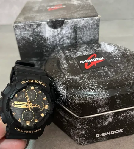 Relógio Casio G-Shock Preto Dourado ORIGINAL