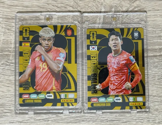 Kit Golden Baller Adrenalyn XL LAMINE YAMAL e HEUNGMIN SON