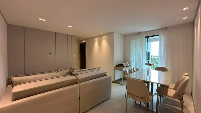 Soul Brava Club | Apartamento Mobiliado com 3 Quartos e Vista para o Mar