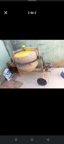 Betoneira com motor 220v
