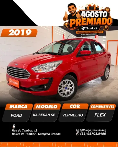 Ford KA+ Sedan 1.0 Tivct Flex 4P 2019