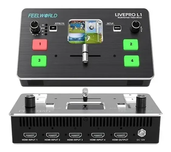 Switcher De Video Feelworld Livepro L1 Mesa De Corte Mixer