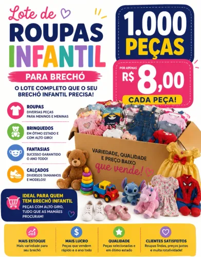 Lote de Roupas Infantil 