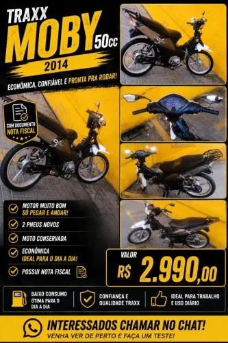 Traxx Moby 50cc 2014 - Conservada 