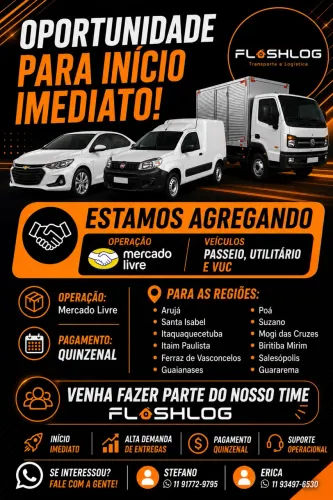 Entregas do Mercado Livre 