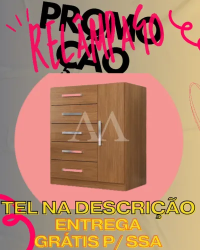 Cômoda com sapateira Entrega Grátis Hoje