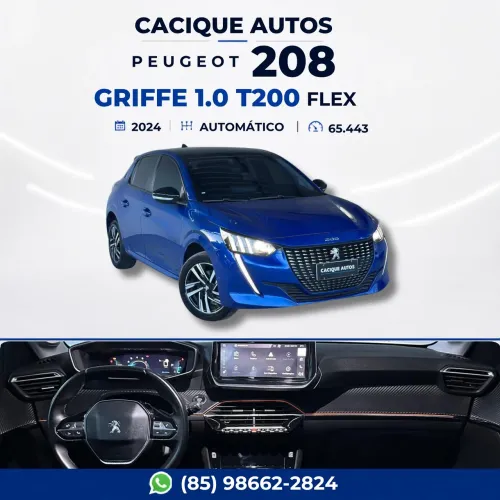 Peugeot 208 Griffe 1.0 Tubo Flex 5P Aut. 2024