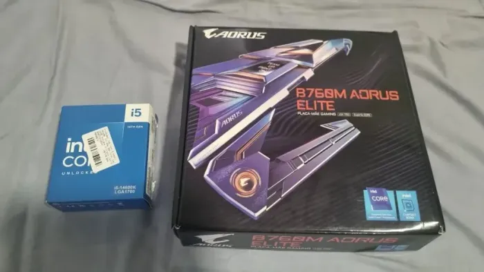 I5-14600k + b760m Aorus Elite