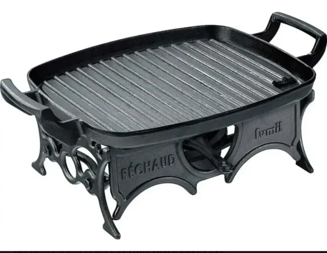 Rechaud Grill de Ferro Fundido Fumil Panela Mineira 30x24cm