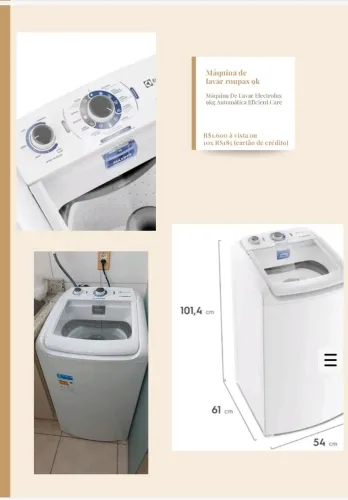 Vendo máquina de lavar de 9k
