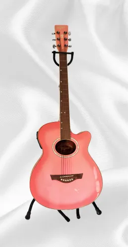 O encanto rosa em cordas