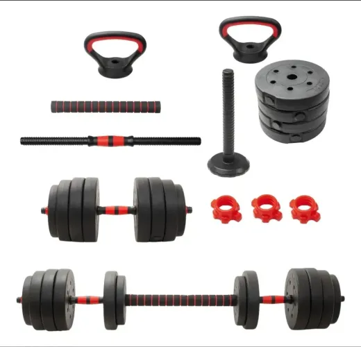 Kit musculação peso halter
