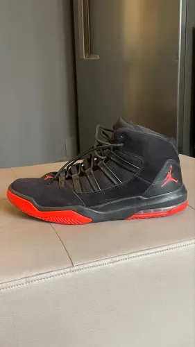 NIKE JORDAN MAX AURA - BLACK INFRARED 46/47 BR - 14 USA 