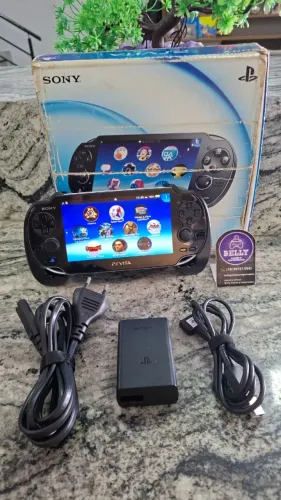 SONY PSVITA NA CAIXA DESBLOQUEADO COM 23 JOGOS