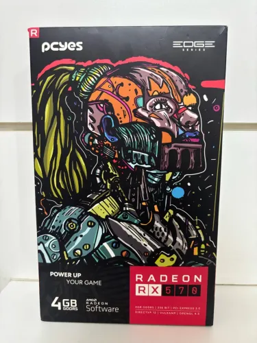 Placa de video RX 570 4gb 256bit Pcyes novinha
