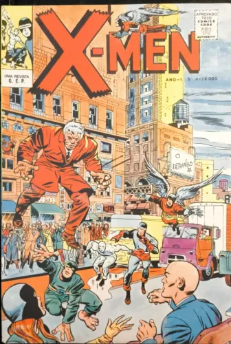 X Men - Edições Gep: No 5 - 1969 - Impecável - Triunfo