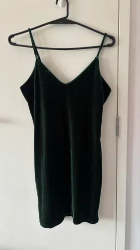 Vestido Verde Veludo