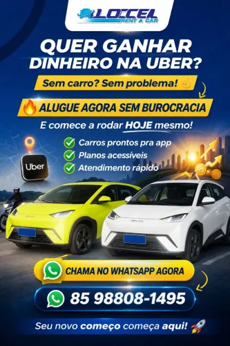 Aluguel de carro para Uber/99