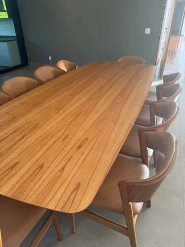 Mesa 10 lugares 2,10 x 1,20 Laminada