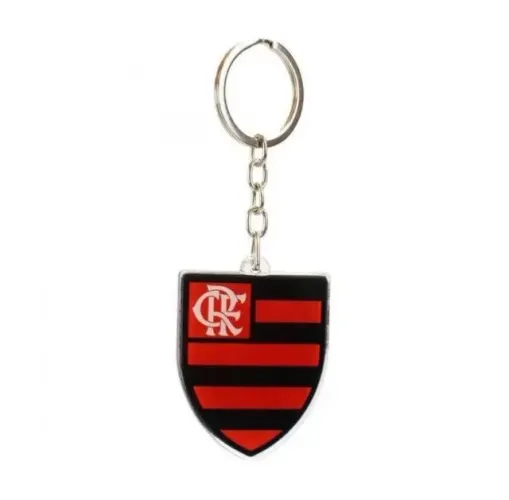 Chaveiro de acrilico do flamengo