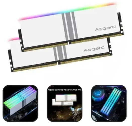 Memória Asgard DDR4 16gb (2x8) 3200MHZ RGB