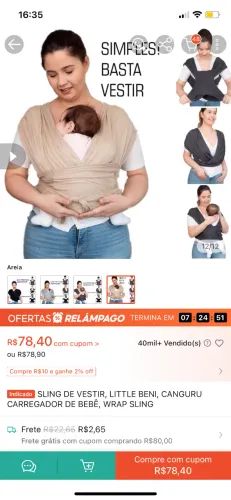 Sling bebê 