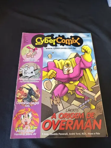Revista Cyber Comix A Origem De Overman N1