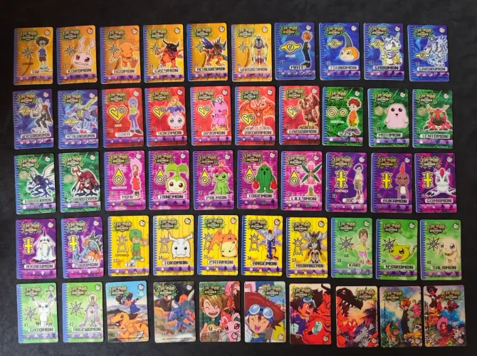 Coleção Ligmania Digimon Original Elma Chips 2001
