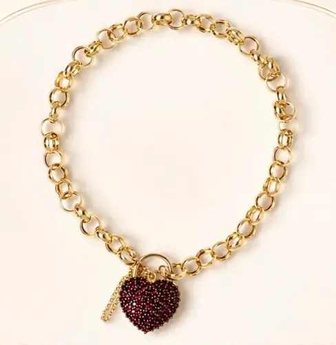 Pulseira Elo Português mix com berloques em Ouro 18k 750