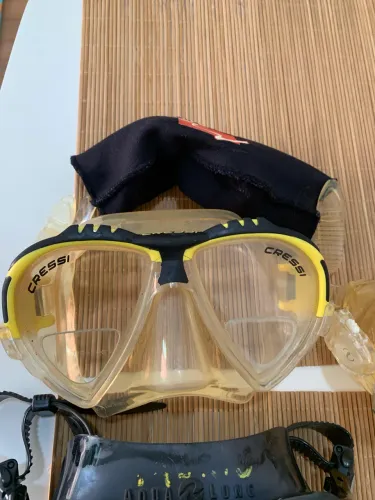 KIT COM 3 MÁSCARAS DE MERGULHO + SNORKEL