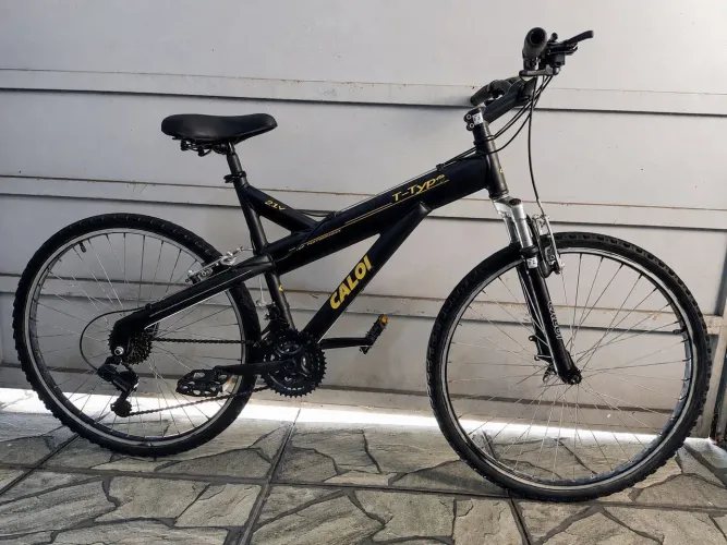 Bicicleta Caloi T-Type Aro 26, em Alumínio