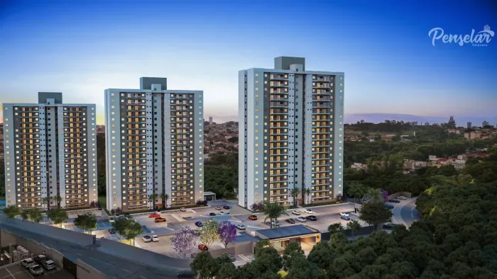 Indaiatuba - Apartamento na planta - 2 Dormitórios sendo 1 Suíte - 2 vagas