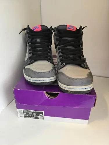 Nike SB Dunk High Médium Grey Pink Modelo DJ9800-001 Tam. 43  Usado, Com a Caixa Original