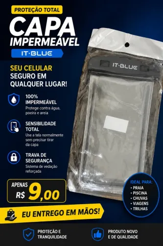 Capa de telefone a prova d?água