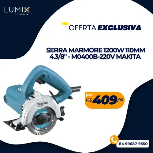 SERRA MARMORE 1200W 110MM 4.3/8" M0400B MAKITA