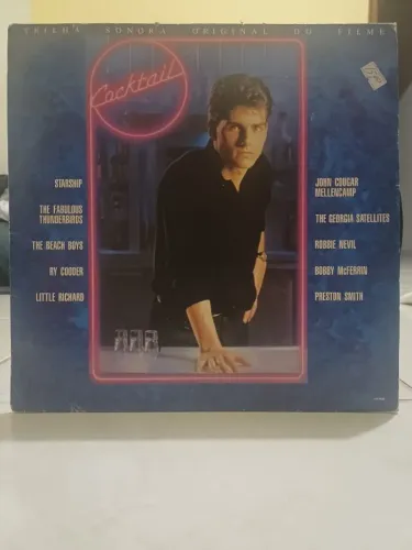 LP Trilha Sonora do Filme Cocktail (1988) - Vinil Clássico Anos 80 (The Beach Boys, Starsh