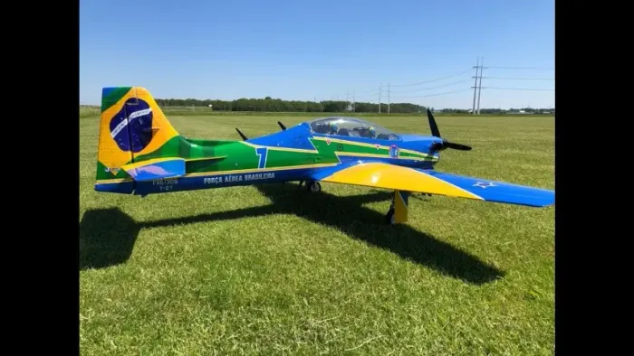 Tucano Juniaer 50cc + DLE55RA + Trem de Pouso JP