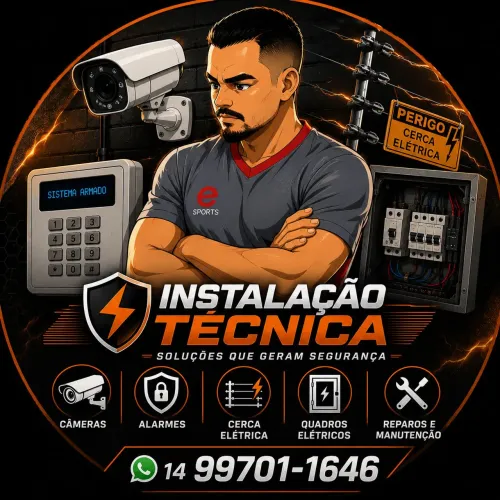 Câmeras e alarmes 