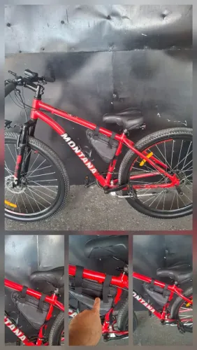 Bolsa de quadro bicicleta bike varão