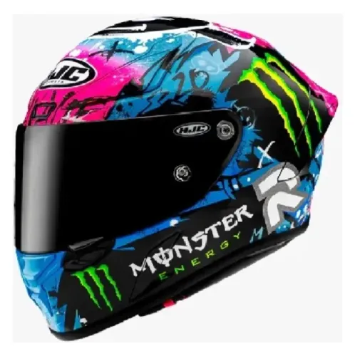 Capacete HJC Quartararo Le Mans RPHA1 Moto GP Raridade Carbon Original + 2 Viseiras