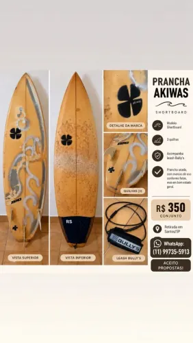 Prancha de surf akiwas